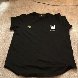 Like New Darc Sport Black Tee with Gold Detail